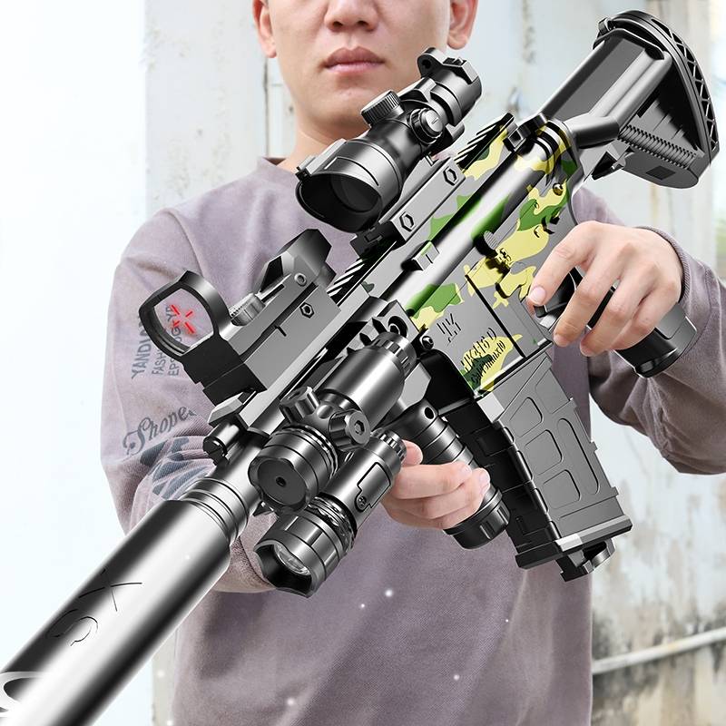 2024 New net red explosion toy gun high -end black technology charge special forces high -end soft bombs firing gun