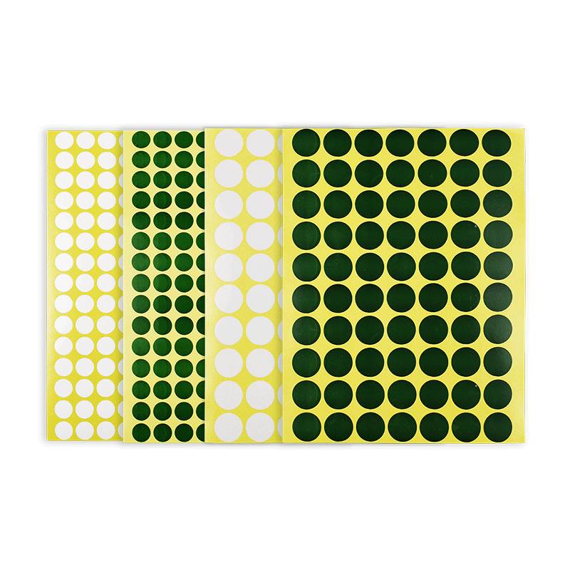 Shooting target sticker sticker white military green 13mm round chest ring target paper target training target paper sticker