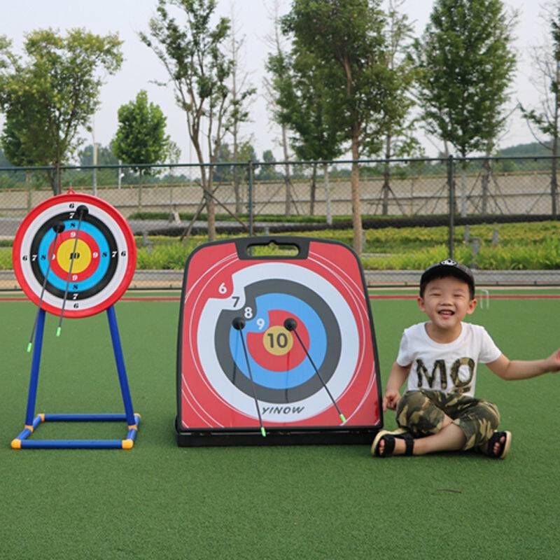 Xinjiang bow and arrow anti -curved bow sells more children's toy set suction cup shooting shooting arrow game competitive toys
