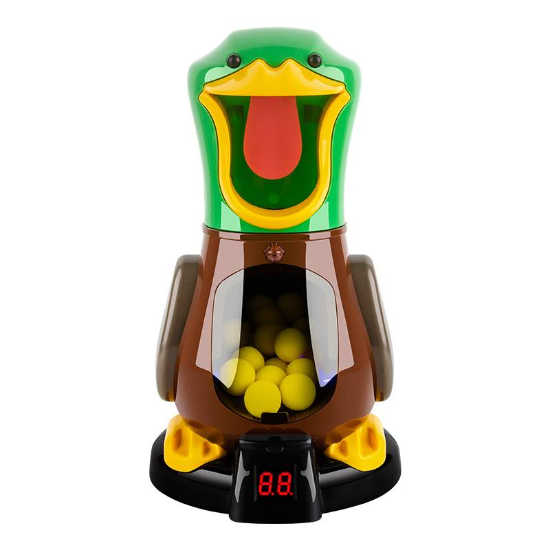 Children's parent -child toy female boy hit me, duck, shooting gun air power soft bomb launch soft egg ball puzzle