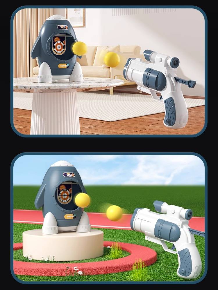 2024 StarCraft Table Tennis Gun Boys Children Children's Wisdom Girls Shooting Toys Parent -Child Interactive Gifts