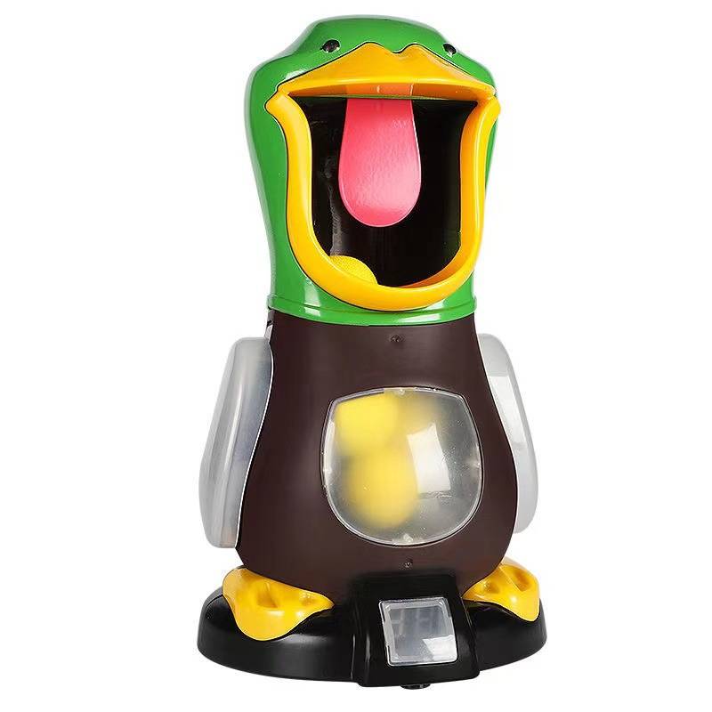New hot -selling children's toys hit me duck parent -child interactive hand -eye coordinated shooting toy light sound effect soft shotgun