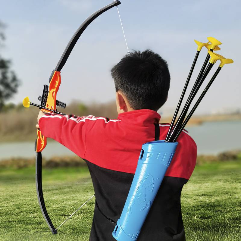 Bow and arrow children's toy sleeve entry shooting crossbow arrow bow target full set of professional boys room W outdoor sports shooting