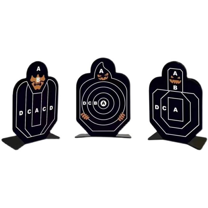 Stainless steel target soft play gun target children toy gun shooting training metal iron target Xiaosteel man toy target