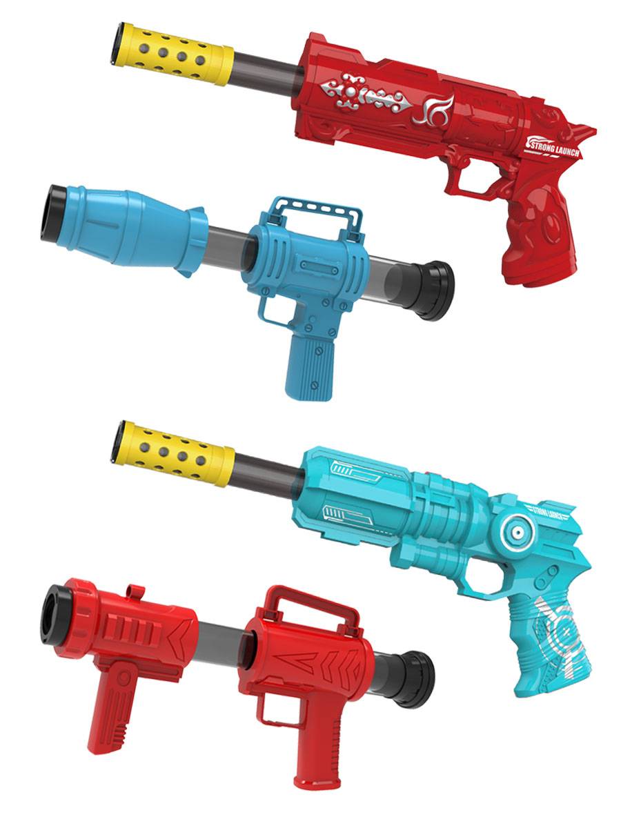 Air Power Gun Soft Shopping Gun Children Toy Gun Boys 98 hit me duck, sponge ball EVA safe shooting