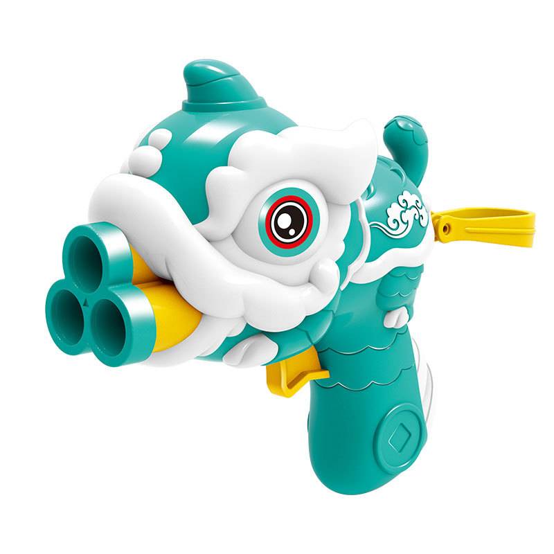 New product national tide lion dance toy, net red mini -shotgun, suction cup shooting pistol props, children's toys