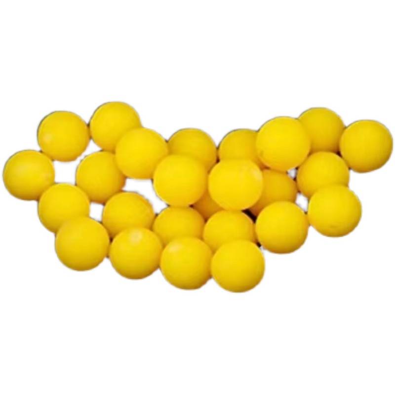 Toys playing plastic bombs Children toys Plastic Memories 8090 Bullet Soft Plazons solid yellow small ball 6m