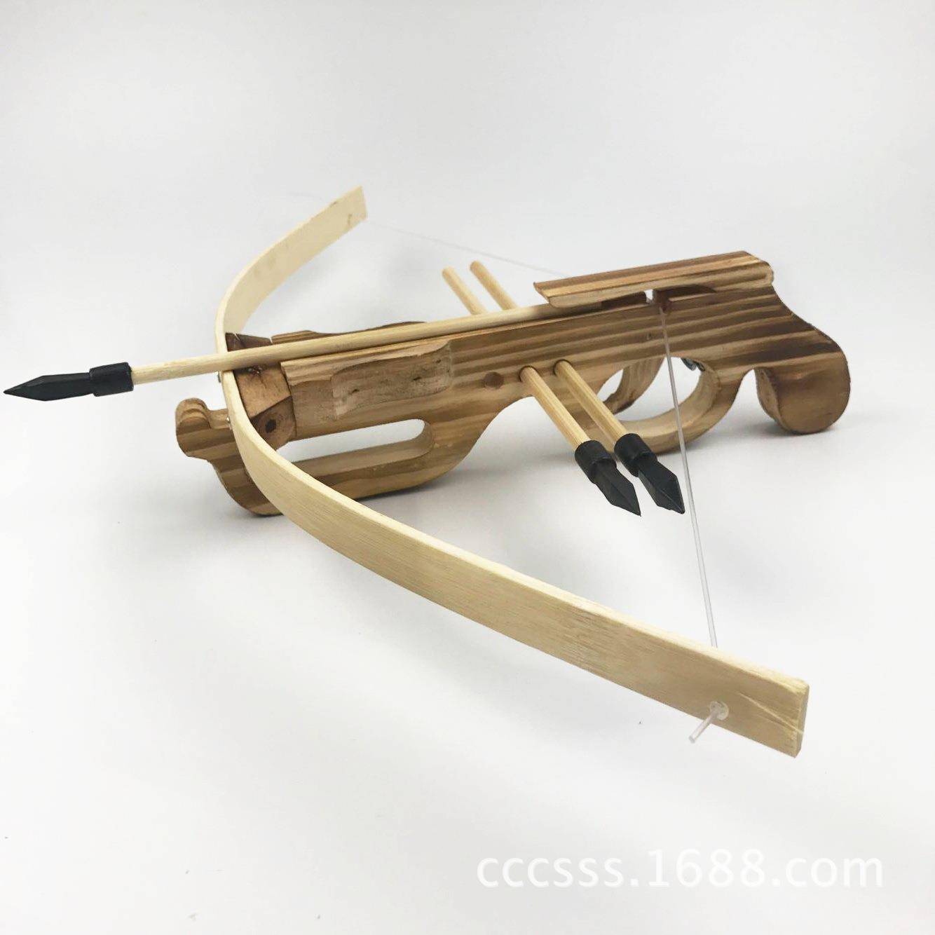 Bow changing crossbow mini solid wood crossbow buns outdoor children's toys parent -child shooting sports competitive resin soft adhesive bamboo and wood