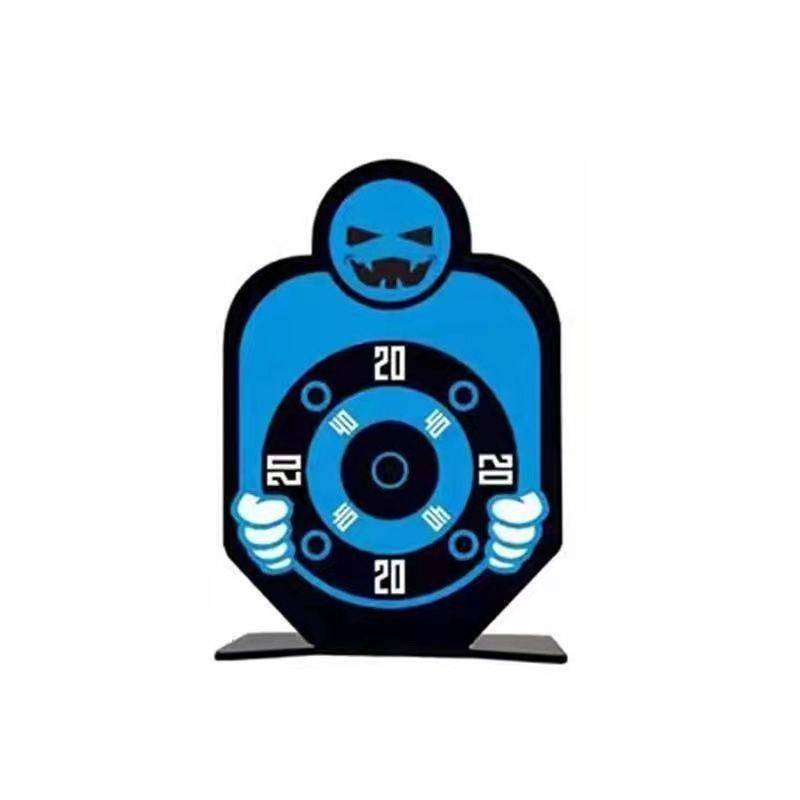 Stainless steel target soft play gun target children toy gun shooting training metal iron target Xiaosteel man toy target