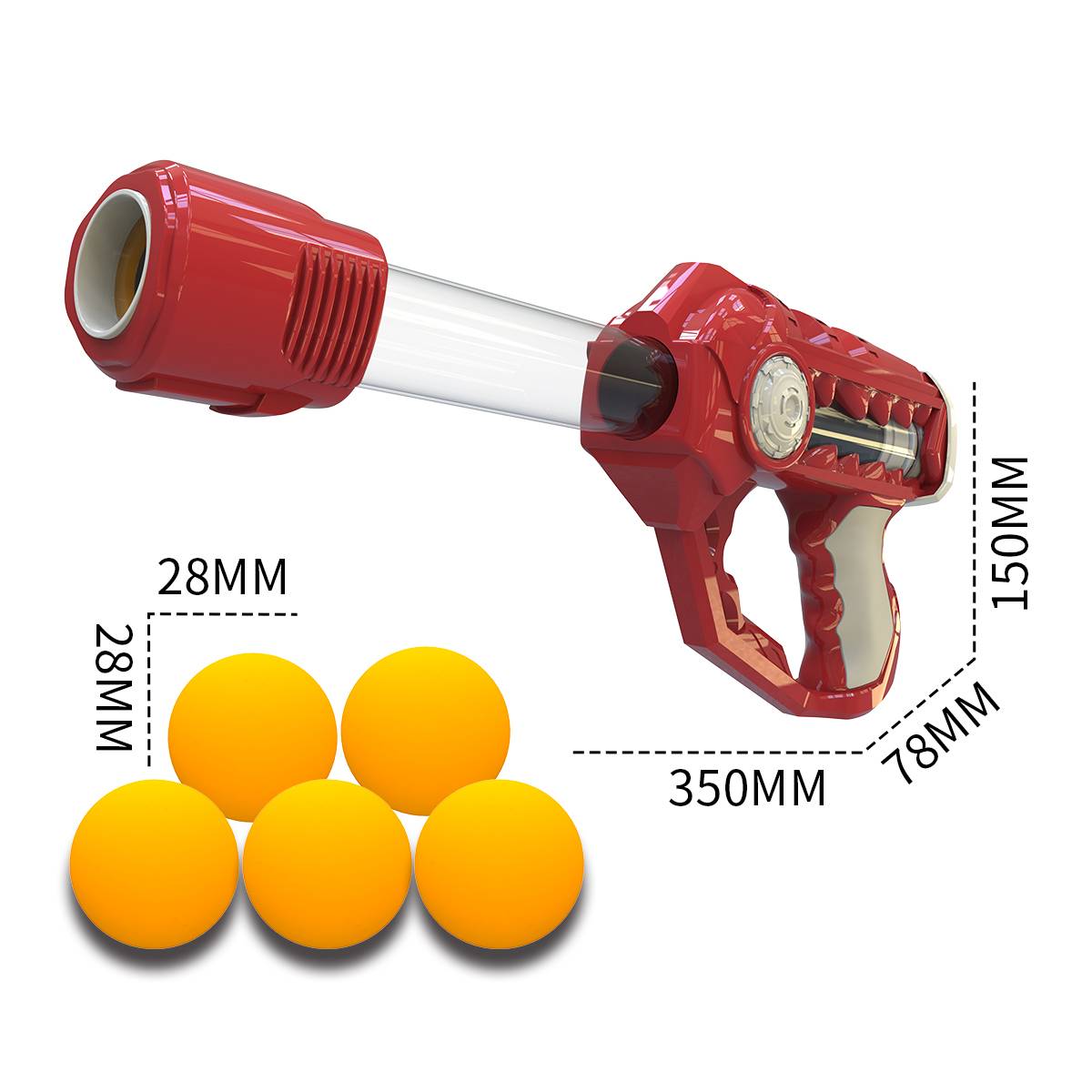 Children's toy dynamics grab EVA sub -egg bombs soft bullets hand manual firing boy 8 -year -old parent -child interaction