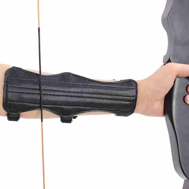 Outdoor hunting bow arrow arm protection finger protection set installed shooting arrow protective hand handicraft anti -song beauty hunting traditional bow
