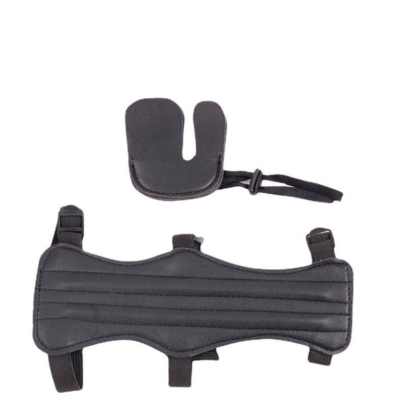 Outdoor hunting bow arrow arm protection finger protection set installed shooting arrow protective hand handicraft anti -song beauty hunting traditional bow