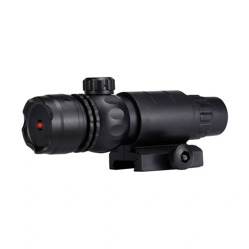 Toys gun can adjust the infrared red dot laser sight mirror strong light tactical flashlight equipment M16 children