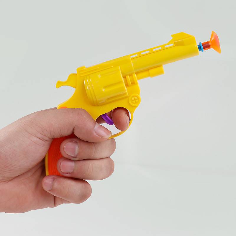 9 cm suction cup soft bullet children's toy gun gun trumpet shooting contest soft egg gun left wheel small pistol military model