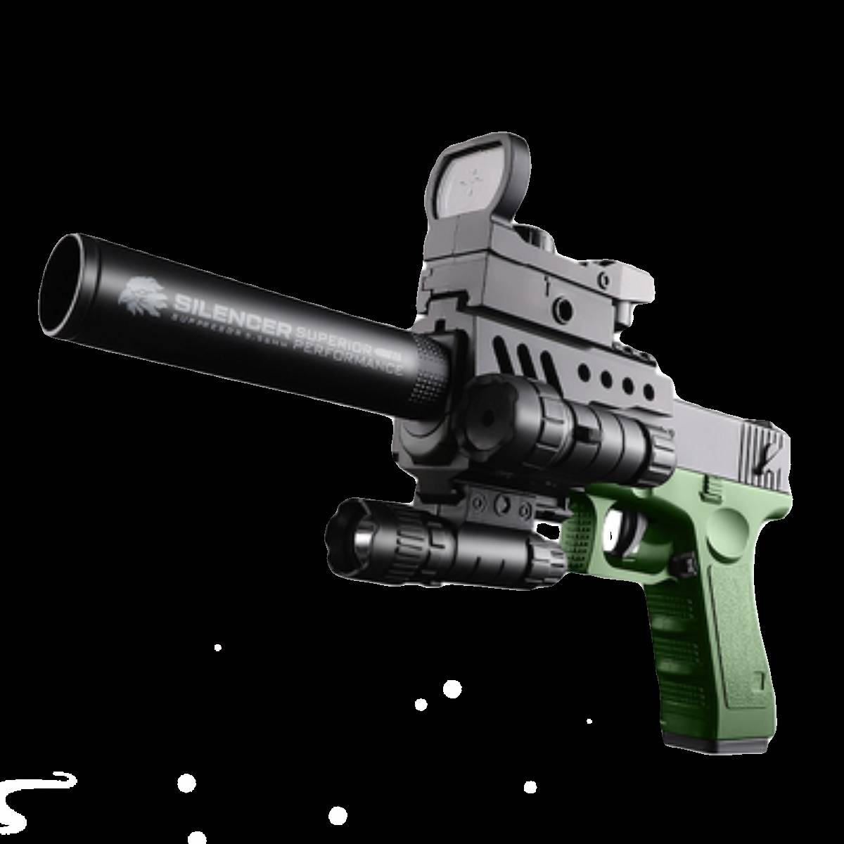 2024 New net red explosion toy gun high -end black technology charge special forces high -end soft bombs firing gun