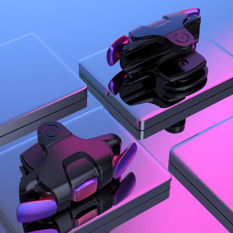 New alloy eating chicken artifact peace elite fast shooting button handle stimulate the battlefield Android apple common