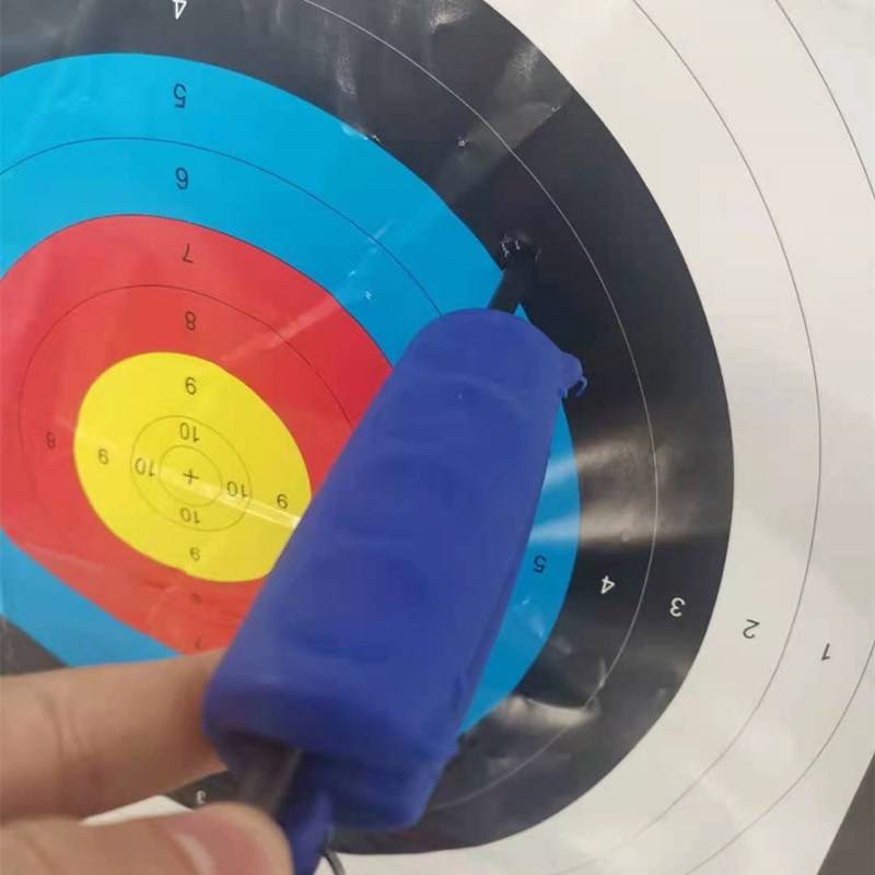 Bow, arrow support, anti -sliding silicone without hurting hand composite anti -vocabulary shooting accessories, glass fiber arrow target