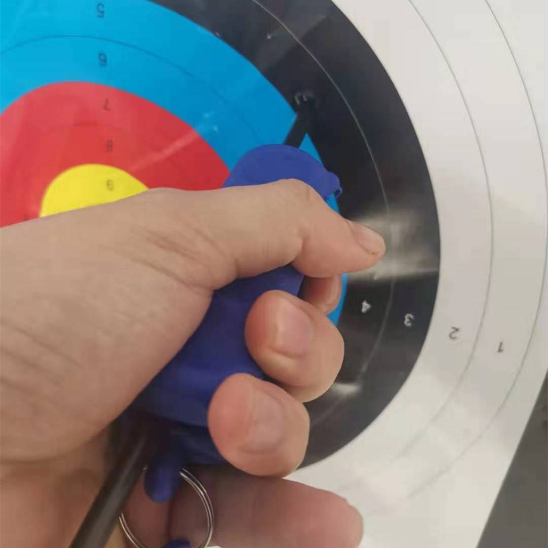 Bow, arrow support, anti -sliding silicone without hurting hand composite anti -vocabulary shooting accessories, glass fiber arrow target