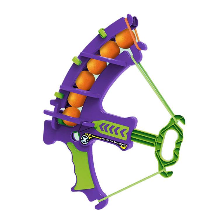 Children ejection radish bow and arrow sticky ball target elastic sticky ball parent -child interactive throw shooting bow and arrow toy