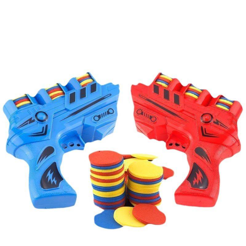 Children's soft bullet shooting toy gun soft bullet soft glue double battle and soft shotgun