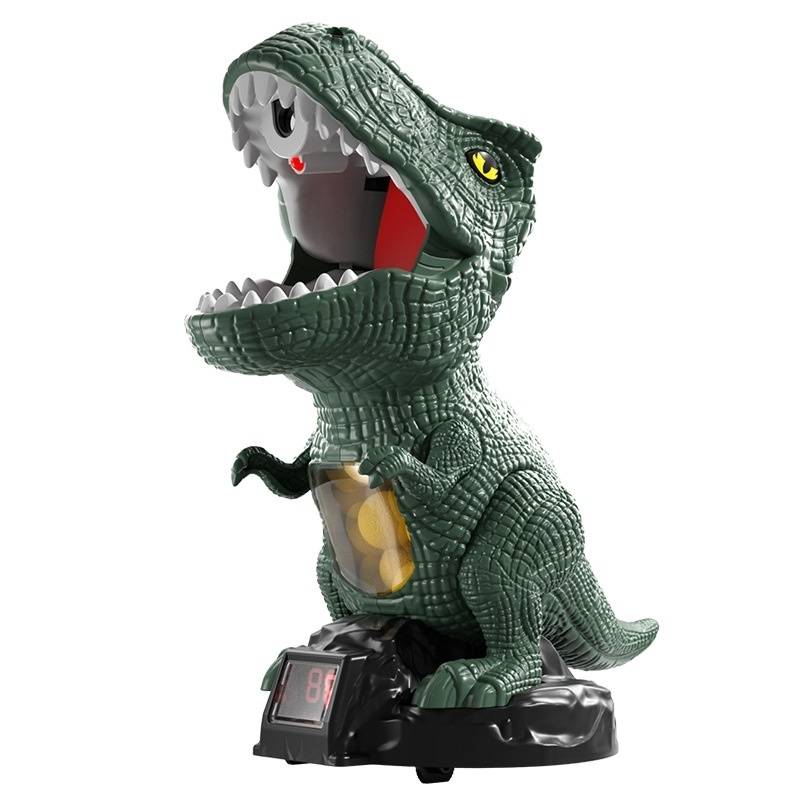 Hit me Dinosaur children's parent -child interactive toy boy air power soft shotgun can be launched with puzzle puzzle toys