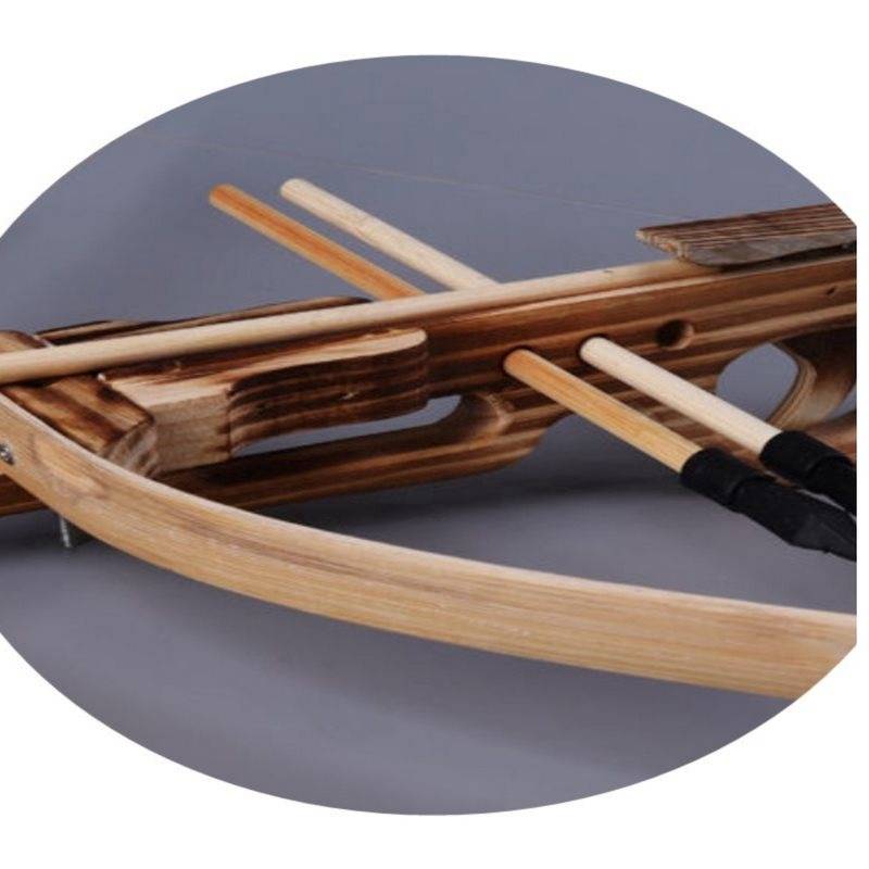 Bow, arrow, outdoor large -sized solid wood crossbow boy outdoor parent -child shooting sports competitive resin soft tapewood