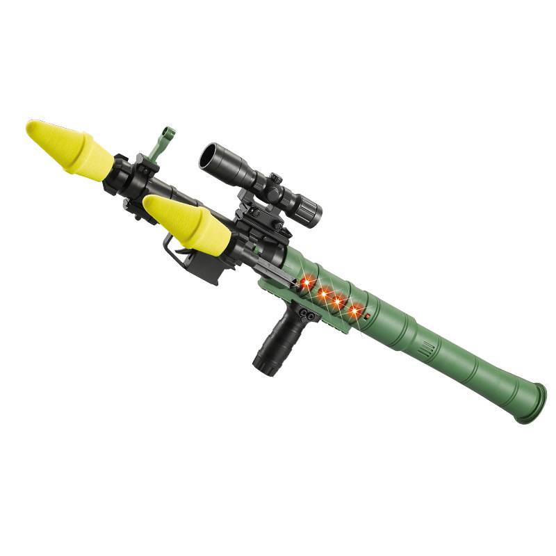 Cross-border, fresh children outdoor-fired rocket-toys, boys soft-fired bazookas