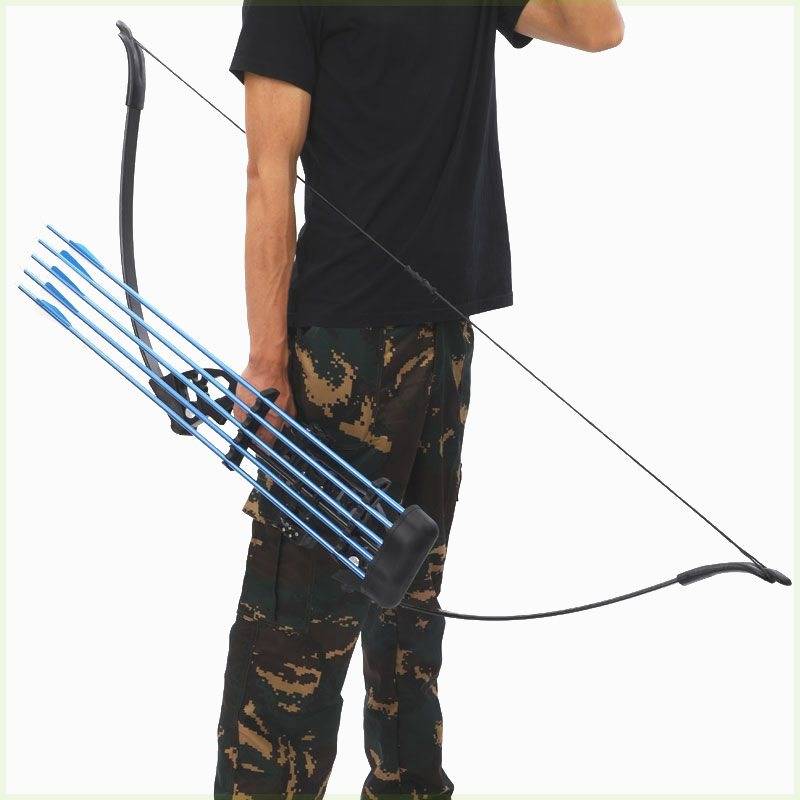 Anti -curvy bow and arrow set shooting outdoor sports alloy adjustable direct pull bow bowl shooting fish competitive professional entry