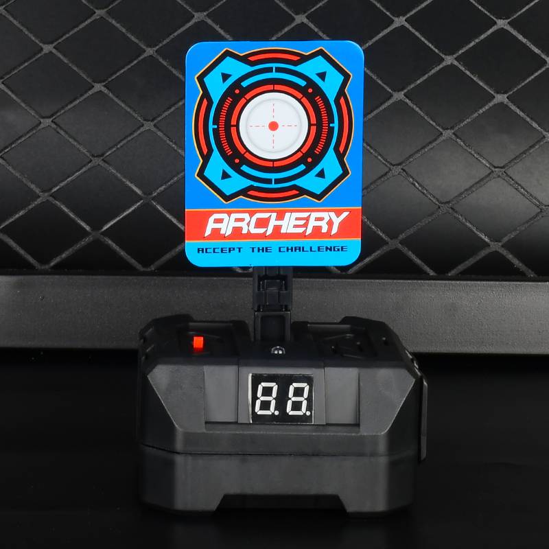 Automatic mechanical reset and rebound target electronic scoring target child toy gun training practice shooting target