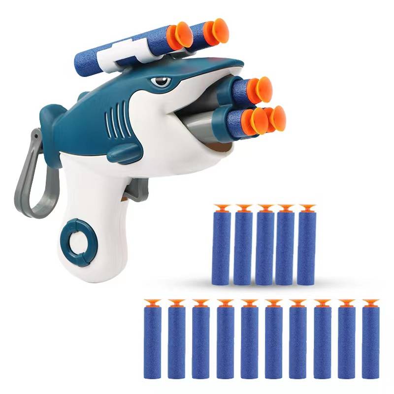 Children's soft shotgun shooting toy suction cup foam bullet bomb child family family CS toy gun boy gift