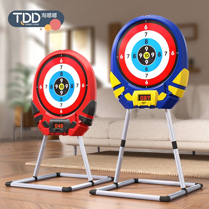 Electronic scoring target soft shotgun toy training with target simulation voice reporting children's shooting competition boys