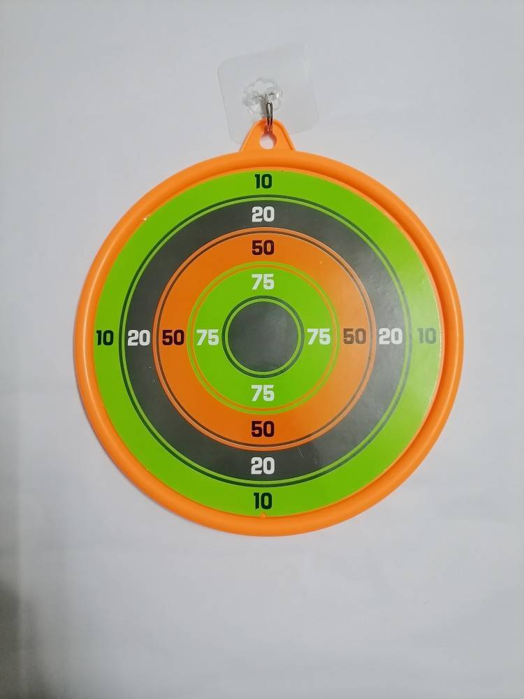 Plastic target, target, target soft shotgun, sucking head soft ejection target round wall shooting toy accessories