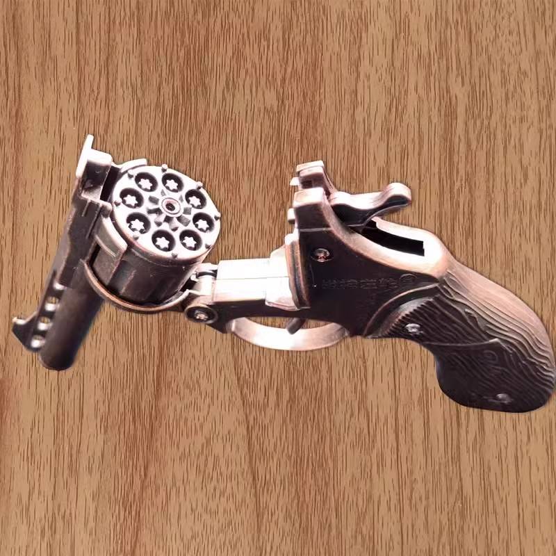 All -metal left wheel hits guns smashed gun guns and hit guns.