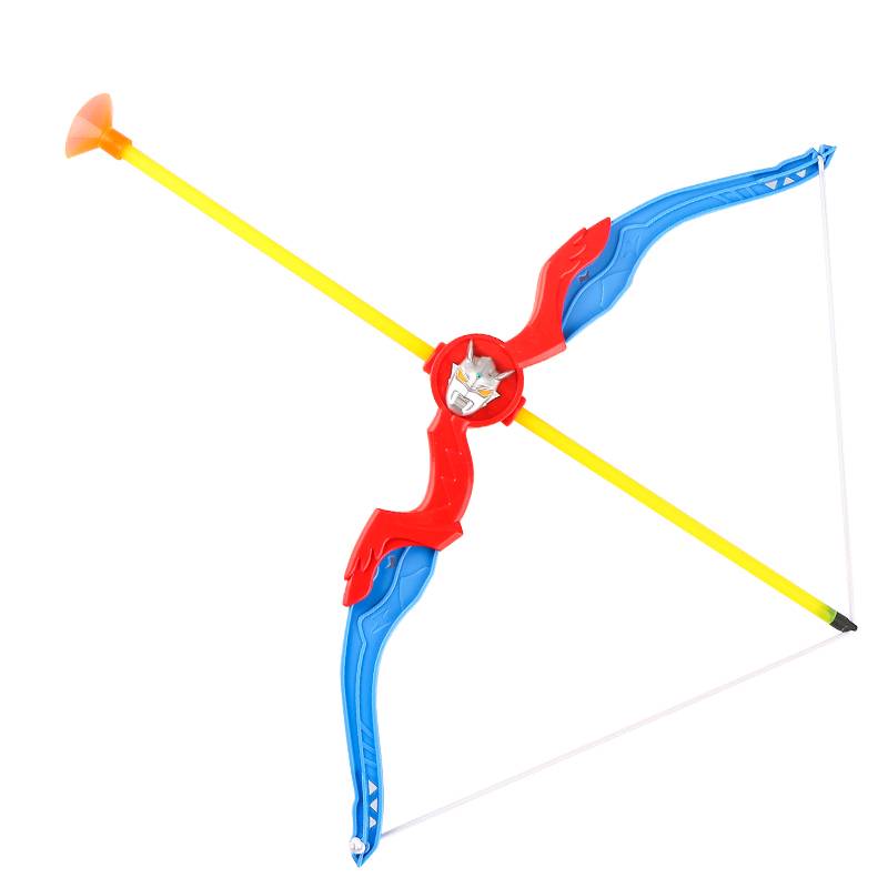 Ultraman Children's Bow Arrow Set Boys Toys Arrow Shooting Parent -Child Interactive Baby Safe sucking arrow