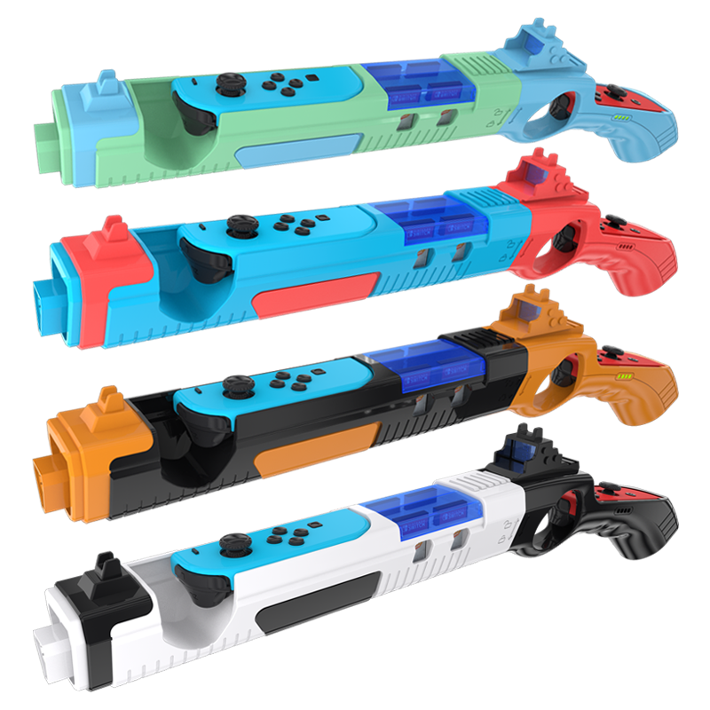 applies the switch body-sensitization gun ns squirting fighter hand-held joycon accessories vibrating