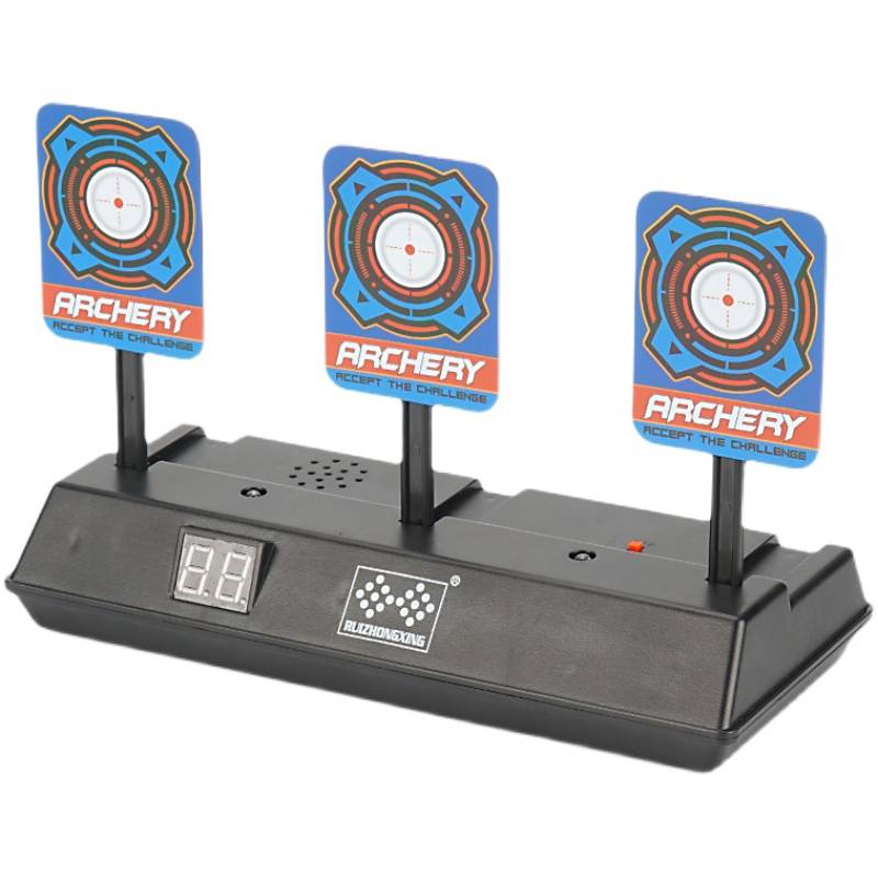 Electronic scoring target automatic return hand -electric bidding target water soft shotgun exercise target real person CS children shooting