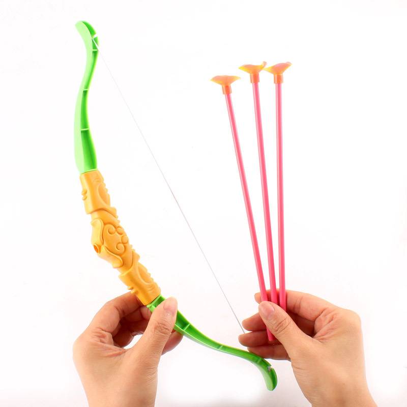 A soft-ball suction bow and arrow plastic, a safe-favourable-fired weapon for children's outdoors and children's sports activities
