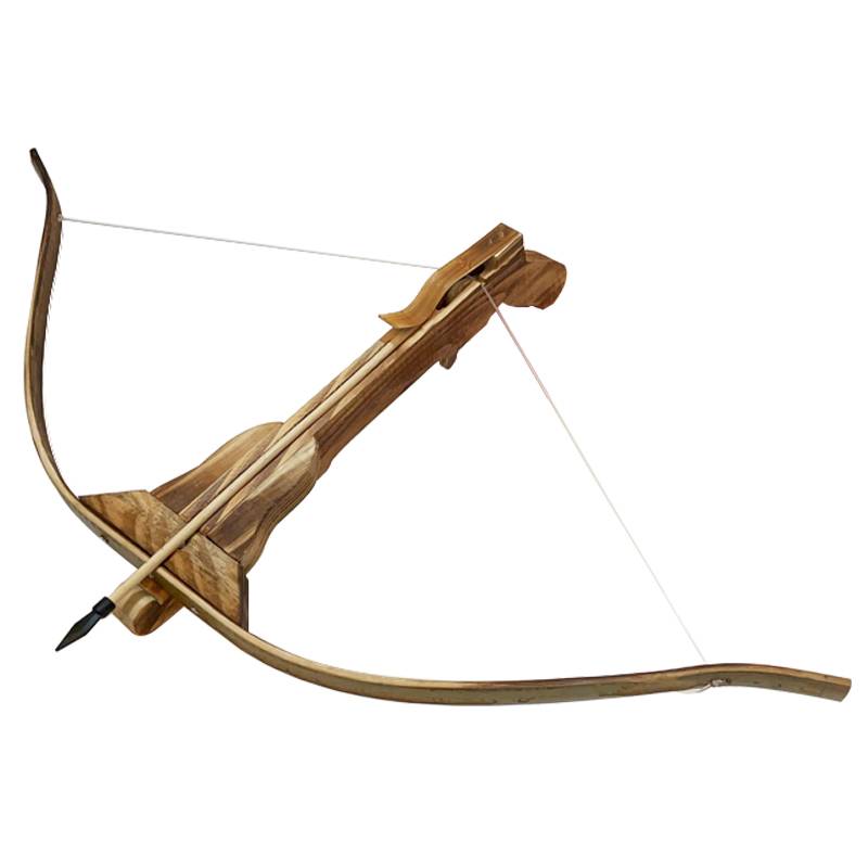 Wooden shooting toy crossbow retro bow, arrow crossbow children's toy crossbowless outdoor stage performance crossbow