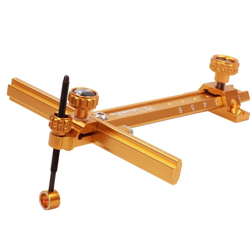 Archery shooting anti -curvy bow sight competition competition T -type aiming outdoor competition sports single needle sight metal sight