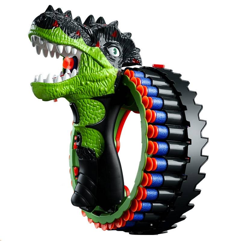 Cross-border children ' s toy guns, dinosaur pistols, boys ' electric toy rounds, soft bullets