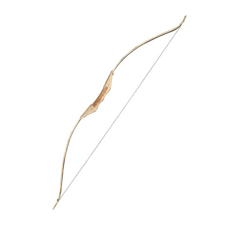 Antique bamboo wooden bow and arrow traditional props stage performance safety children's bow and arrow set outdoor shooting toys bow