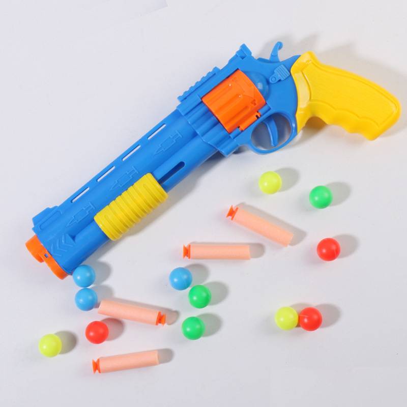 Cross-border children ' s stand-off shooting of a toy-fired boy toy suction revolver rifle