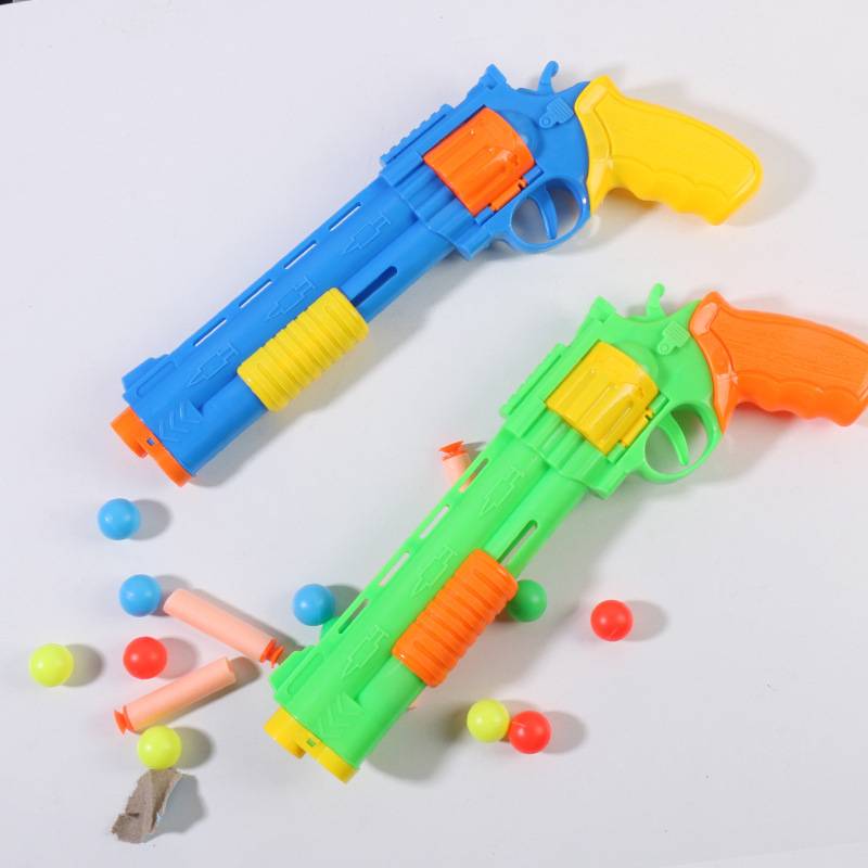 Cross-border children ' s stand-off shooting of a toy-fired boy toy suction revolver rifle