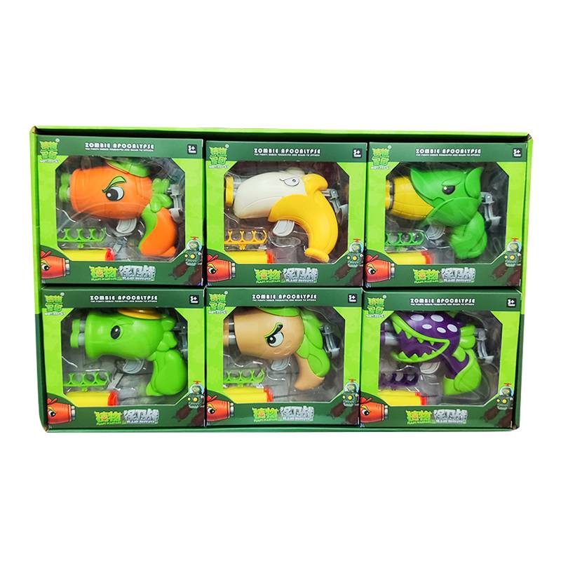 Plant Legion Soft Porching Gun Children Shooting Toys Simulation Pea Corn Banana Big Mouth Big Flower Sagittarius Model
