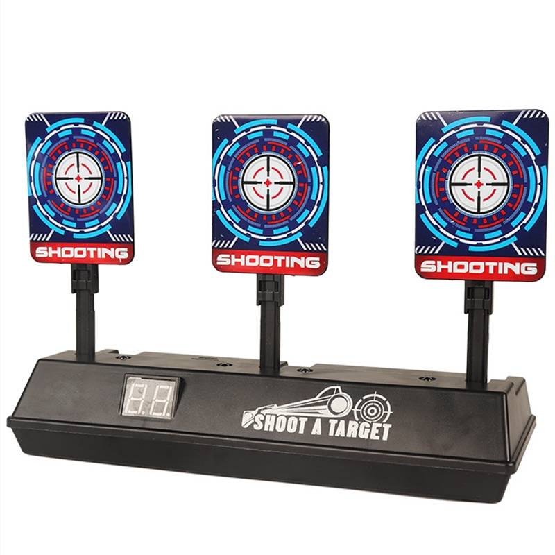 Electric scoring target eating chicken automatic reset and rebound target Electronic CS children's toy gun training shooting target