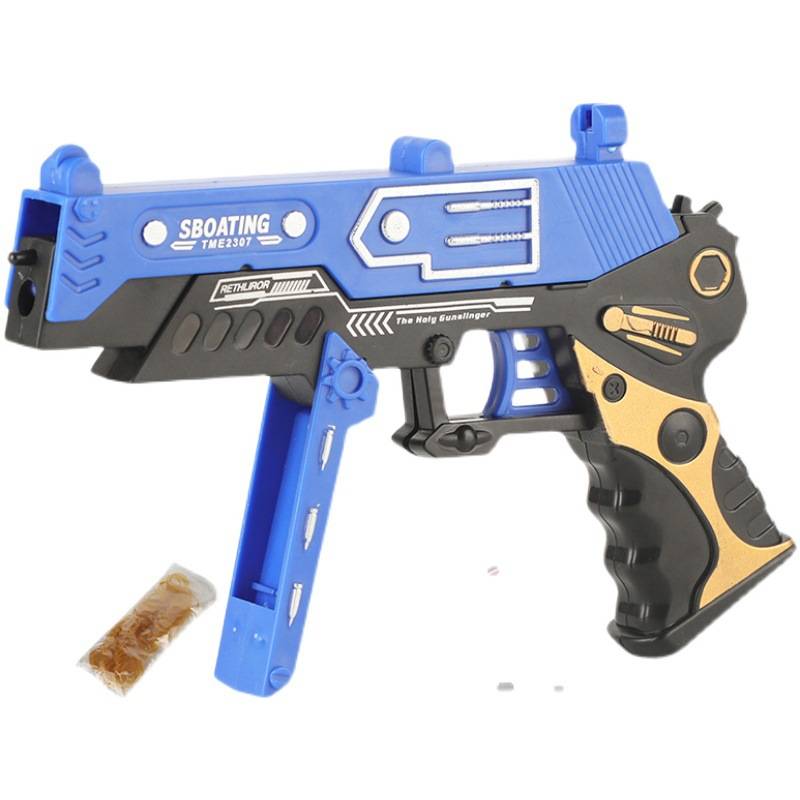 Cross-border large-breather/slash of children shooting to eat chicken-to-to-war guns and shivering toys for direct sale at the same factory