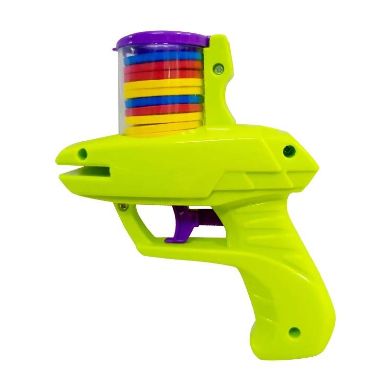 Creative flying saucer radish gun, children's toy safe soft bullets, ejection pistol soft bomb toy gifts