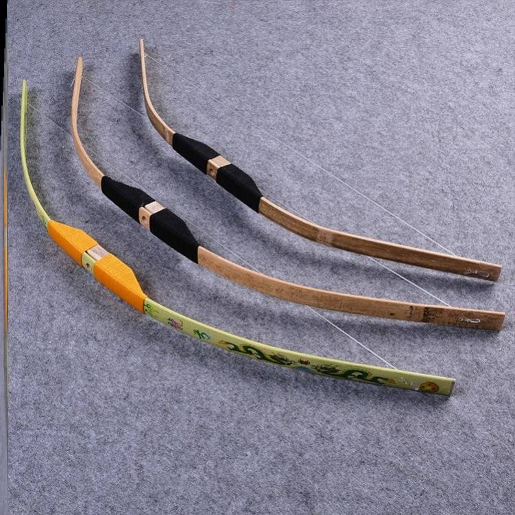 New bow and arrow toy set Children's crossbow and arrow toy shooting props, suction cup, arrow, bamboo wood, bow and arrow cos