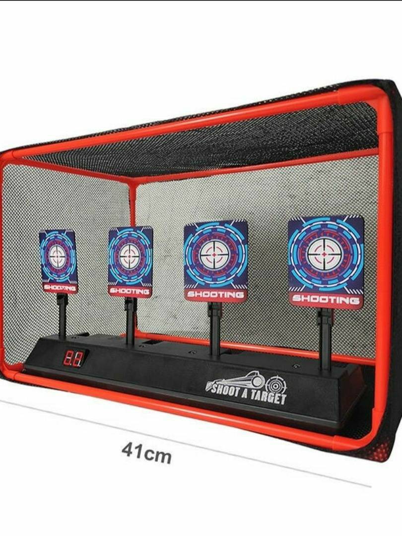 Electronic scoring target automatic return electric target soft shotgun exercise target real -life CS children's shooting competition