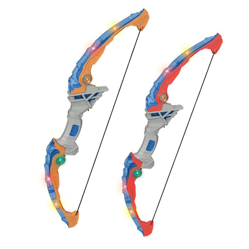 Houyi cool light light bow and arrow set suction cup soft bullet launcher Children interacting toys shooting target battle